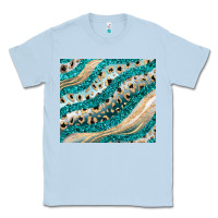 Dusty Blue turquoise glitter Classic Tee - JahusDesignShop