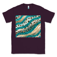 Plum turquoise glitter Classic Tee - JahusDesignShop