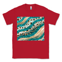 Red turquoise glitter Classic Tee - JahusDesignShop
