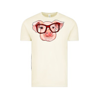 Vintage Arctic pig with red glasses Vintage Tee - RanaPortraitStore