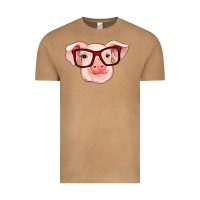Vintage Camel pig with red glasses Vintage Tee - RanaPortraitStore