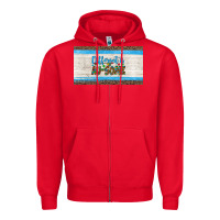 Red different is ausome autism  cup Zipper Hoodie - Artiststas