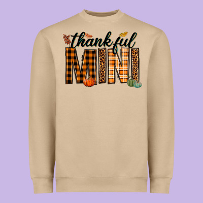 Thankful Mini Heavyweight Sweatshirt Designed By Texasbilliewilder