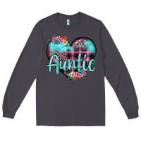 Smoke auntie leopard turquoise heart Long Sleeve Tee - JahusDesignShop