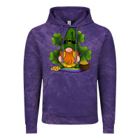 Cloud Purple st patricks day gnomes shamrock gold horseshoes rainbow Vintage Hoodie - RanaPortraitStore