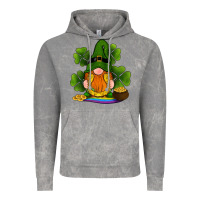 Cloud Rock st patricks day gnomes shamrock gold horseshoes rainbow Vintage Hoodie - RanaPortraitStore