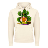 Vintage Artic st patricks day gnomes shamrock gold horseshoes rainbow Vintage Hoodie - RanaPortraitStore