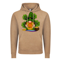 Vintage Coffee st patricks day gnomes shamrock gold horseshoes rainbow Vintage Hoodie - RanaPortraitStore