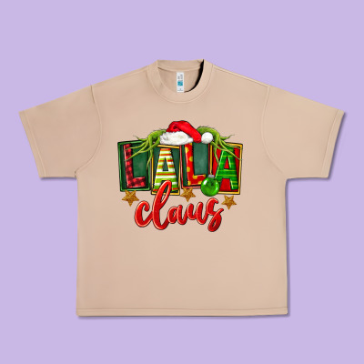 Christmas Lala Claus Urban Heavy Tee Designed By Fadigitalartstudio