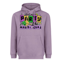 Lavender aint no party like mardi gras Heavyweight Hoodie - MaliasSmallBusiness