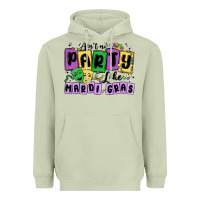 Matcha aint no party like mardi gras Heavyweight Hoodie - MaliasSmallBusiness