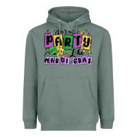 Sage aint no party like mardi gras Heavyweight Hoodie - MaliasSmallBusiness