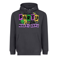 Smoke aint no party like mardi gras Heavyweight Hoodie - MaliasSmallBusiness