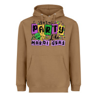 Toasted Coconut aint no party like mardi gras Heavyweight Hoodie - MaliasSmallBusiness