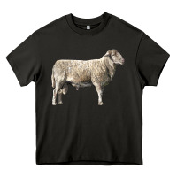 Asphalt katahdin sheep Heavy Core Tee - LillyAllenDesigns