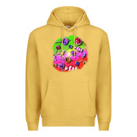Antique Gold halloween candy  patches Premium Hoodie - BundleAndBundleShop