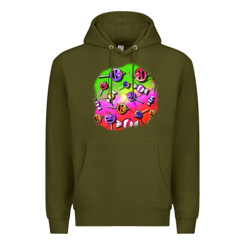 Halloween Candy  Patches Premium Hoodie by BundleAndBundleShop | Teevron