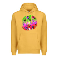 Mustard halloween candy  patches Premium Hoodie - BundleAndBundleShop