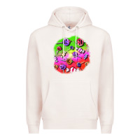 Pale Pink halloween candy  patches Premium Hoodie - BundleAndBundleShop