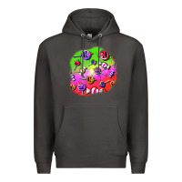 Smoke halloween candy  patches Premium Hoodie - BundleAndBundleShop