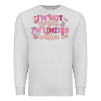 Dove Grey i'm not perfect i'm limited edition Premium Sweatshirt - MaliasSmallBusiness