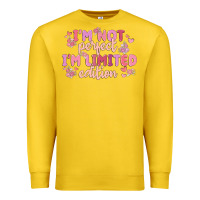 Lemon i'm not perfect i'm limited edition Premium Sweatshirt - MaliasSmallBusiness