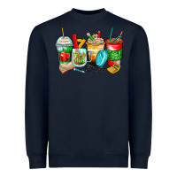 Navy teacher coffee cups Heavyweight Sweatshirt - Zillion Design Studio