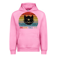 Fuchsia Pink Awesome Since 1974 Urban Hoodie - Bettercallsaul