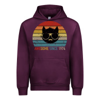 Mauve Wine Awesome Since 1974 Urban Hoodie - Bettercallsaul