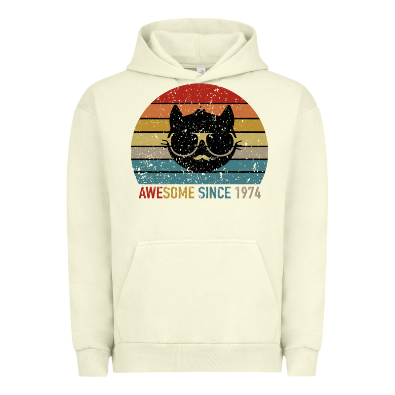 Awesome Since 1974 Urban Hoodie by Bettercallsaul | Teevron