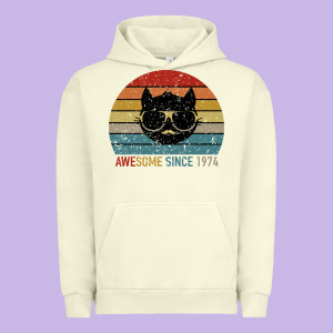 Awesome Since 1974 Urban Hoodie Designed By Bettercallsaul