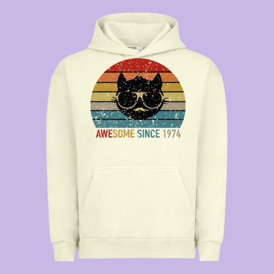 Awesome Since 1974 Urban Hoodie Designed By Bettercallsaul