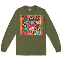 Army Green auntie heifer Long Sleeve Tee - JahusDesignShop