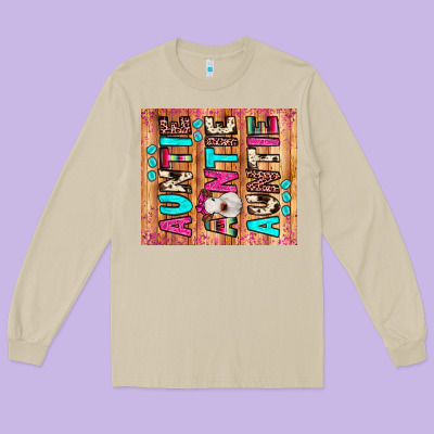 Auntie Heifer Long Sleeve Tee Designed By Jahusdesignshop