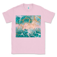 Bubblegum Pink turquoise glitter Classic Tee - JahusDesignShop