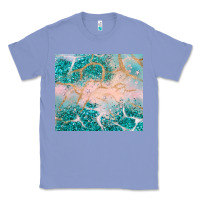 Colony Blue turquoise glitter Classic Tee - JahusDesignShop