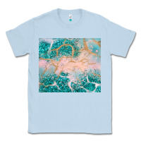 Dusty Blue turquoise glitter Classic Tee - JahusDesignShop