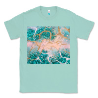 Seafoam turquoise glitter Classic Tee - JahusDesignShop
