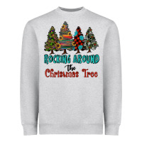 Heather Grey rocking around the christmas tree, Rocking, Around The, Christmas Tree Heavyweight Sweatshirt - RanaPortraitStore