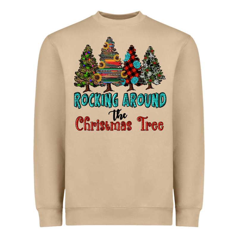 Rocking Around The Christmas Tree, Rocking, Around The, Christmas Tree Heavyweight Sweatshirt by RanaPortraitStore | Teevron