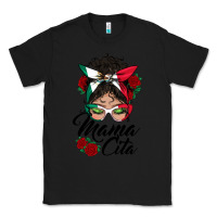 Black mexican mamacita messy bun Classic Tee - BundleAndBundleShop