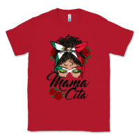 Red mexican mamacita messy bun Classic Tee - BundleAndBundleShop