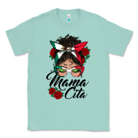 Seafoam mexican mamacita messy bun Classic Tee - BundleAndBundleShop