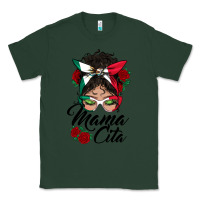 Sports Green mexican mamacita messy bun Classic Tee - BundleAndBundleShop