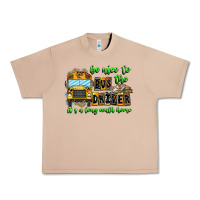 Burro Be Nice To The Bus Driver It's A Long Walk Home Urban Heavy Tee - CowhideDigitalArt