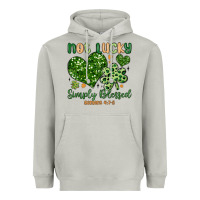 Moon Dust not lucky simply blessed Heavyweight Hoodie - MaliasSmallBusiness