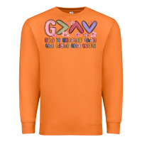 Carrot god is greater than the highs and lows Premium Sweatshirt - MaliasSmallBusiness