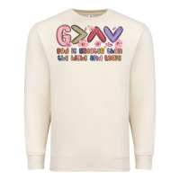 Sandshell god is greater than the highs and lows Premium Sweatshirt - MaliasSmallBusiness