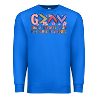 True Royal god is greater than the highs and lows Premium Sweatshirt - MaliasSmallBusiness
