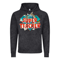Vintage Black super teacher Vintage Hoodie - texasbilliewilder